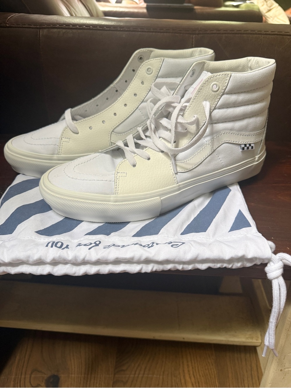 Vans White Skate Sneakers